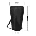 Djembe Darbuka Bag for 8/ 9/ 10/ 11 inch Darbukas Bongo, Djembe Darbak Drum Carry Case Bag Soft Gig Bag Backpack, Portable Waterproof Black Shoulder African Drum Carry Bag Backpack Musical Instrument Accessory