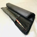 Flute Carrying Bag Roll Type Portable Lightweight Flute Case Mini Saxophone Rolling type flute case Bag Oxford Fabric Waterproof Bags for Music Instrument Black