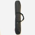 Exceart Flute Carrying Bag Portable Lightweight Flute Case Mini Saxophone Bag Oxford Fabric Waterproof Bags for Music Instrument Black