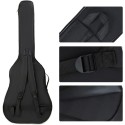 41/ 42 Inch 5mm Padding Waterproof Guitar case  Lightweight Padded Guitar Gig Bag Backpack with Pockets  Thick Padding Water Resistent Dual Adjustable Shoulder Strap Guitar Case