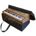 Harmonium Cover / Serpina Bag – Padded or Soft (Non-Padded) Nylon Carry Case | Harmonium Protective Cover for Indian Harmonium & Serpina | Water Resistant Musical Instrument Bag with Strong Zipper | Accordion / Portable Piano Carry Bag