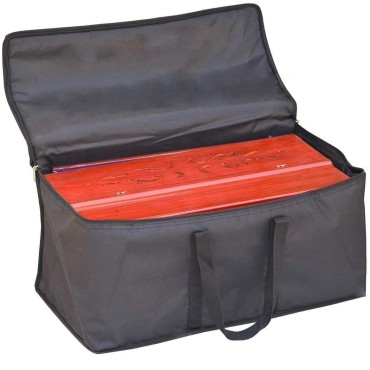 Harmonium Cover / Serpina Bag – Padded or Soft (Non-Padded) Nylon Carry Case | Harmonium Protective Cover for Indian Harmonium & Serpina | Water Resistant Musical Instrument Bag with Strong Zipper | Accordion / Portable Piano Carry Bag