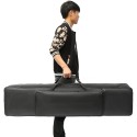 61 Keys Padded Keyboard Case Bag for Electric Keyboard Bag Piano Gig Bag, Waterproof Keyboard Cover, Keyboard Carrying Case - Black