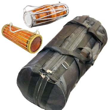 Sri Lankan Traditional Bera Drum Bag – Yak Bera, Pahatha Rata, Dewol Bera, Geta Bera & Magul Bera Carrying Bag, High Quality Waterproof Padded Soft Cover Backpack Drum Case for Traditional Percussion Instruments
