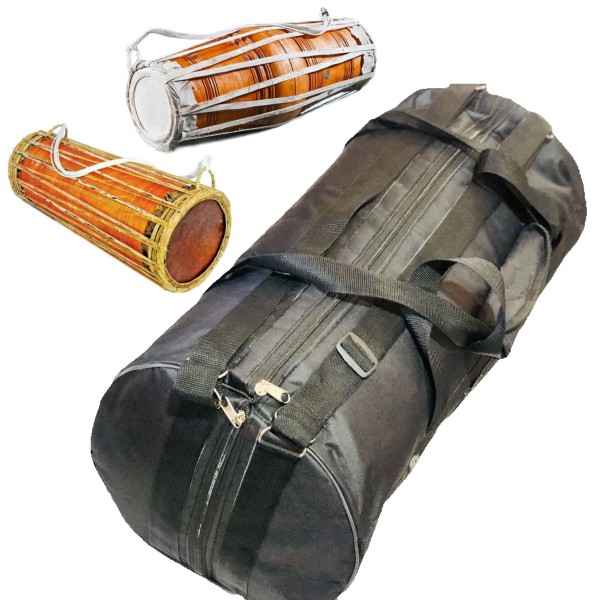 Sri Lankan Traditional Bera Drum Bag – Yak Bera, Pahatha Rata, Dewol Bera, Geta Bera & Magul Bera Carrying Bag, High Quality Waterproof Padded Soft Cover Backpack Drum Case for Traditional Percussion Instruments