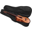 21/23/24/26 Inch Ukulele Bag Soft Case – Black Ukulele Carry Bag for Soprano, Concert & Tenor Ukulele, Padded Protective Ukulele Case with Adjustable Dual Shoulder Straps for Travel, Practice & Storage