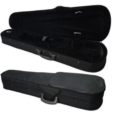 4/4 Violin Triangle Hard Case Lightweight Full Size Black – Protective Hard Violin Bag Empty Case for Full Size Violin, Durable Shell with Handle for Travel, Practice & Storage Musical Instrument Accessories Kandy Musical Hub
