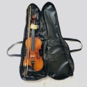 Violin Case Cover 4/4 Full Size – Black Shaped Soft Protective Cover for Violin Case, Durable Fabric, Lightweight Design, Dual Shoulder Straps, Dust & Scratch Protection, Travel-Friendly Violin Bag Cover for Students & Professionals