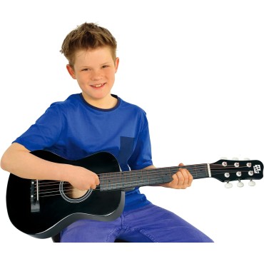 34 inch Junior Steel Strings Acoustic Guitar  for age 5 to 12 with Bag, pick