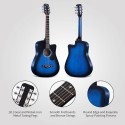 38 inch Acoustic Box Guitar with Bag, Pick 2 year Warranty