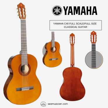 Yamaha C40 Classical Guitar Nylon Strings