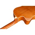 Tayste TS-CG32-39-YN Semi Classical Guitar with EQ-KLT-17A Tuner, Equalizer Hand Made Professional classic guitar Nylon 6 Strings - Nylon Strings Semi Classical Acoustic Electric  Guitar with Tuner &  bag