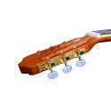 Tayste TS-CG32-39-YN Semi Classical Guitar with EQ-KLT-17A Tuner, Equalizer Hand Made Professional classic guitar Nylon 6 Strings - Nylon Strings Semi Classical Acoustic Electric  Guitar with Tuner &  bag