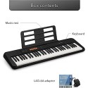 Casio CT-S200 Casiotone 61-Key Portable Keyboard with Power Adaptor 1 year warranty