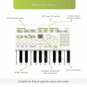 Casio SA-50/51 - Portable Keyboard with power Adaptor (32 mini keys) Electric Organ SA 50 SA 51 Models - Black/ White Musical instrument piano keys
