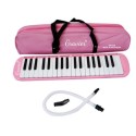 Gravier 32 Keys Melodica made in indonesia 1 Year warranty with Soft Case - Blue, pink, Green (13 Black Keys) Double Tubes Mouthpiece Air Piano Keyboard Musical Instrument with Carrying Bag - Blue, pink, green