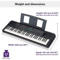 Yamaha PSR-E283 61-Key Portable Keyboard with Power Adapter, Padded Bag, Stand 1 year warranty yamaha PSR E283 organ Electronic Keyboard musical instrument PSR E 273