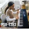 Yamaha PSR E383 61-Key Touch Sensitive Portable Keyboard with Power Adapter PSR E 373 Electric piano keyboard organ psr e 383 E383