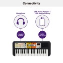 Yamaha PSS-F30 / PSS-E30 37-Key Portable Mini Keyboard – Electric Piano Organ with Built-In Speakers, Preset Voices & Rhythms, Lightweight Compact Musical Instrument for Beginners, Kids & Practice