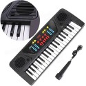 Bigfun Musical Electronic Keyboard Piano Bf-430a1 37 1 Year warranty with Mic, Power cable Keys Musical Electronic Keyboard Piano Organ with Microphone Mic Synthesizer