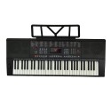 YONGMEI YM-3800 Electronic Keyboard 61 Keys Full Size with Microphone, Power Adaptor & Music Rest | LCD Display, USB Music Player | 20 Demo Songs, 3 Teaching Modes | Kids & Beginner Digital Piano Musical Instrument
