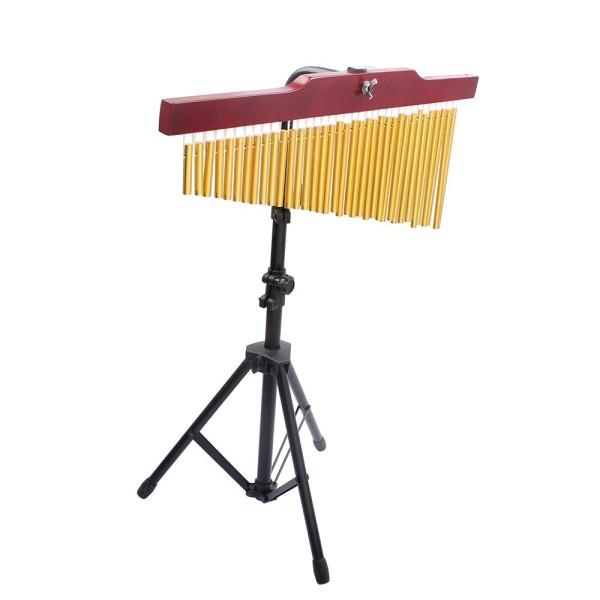 36-Bar Golden Large Chimes Percussion Music Instruments with Mounting Stand  Music wind Chime wind chimes 36 bars musical instrument wind instrument