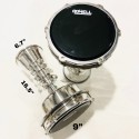 9'' Darbuka with Bag and 2 Egg Shakers/ Chal - 1 Year Warranty — 9'' Aluminium Darbuka Tunable All-Weather Synthetic Head, Darbak Fine Tuned Darbag Doumbek Congo Bongo Kongo Drum Percussion instrument