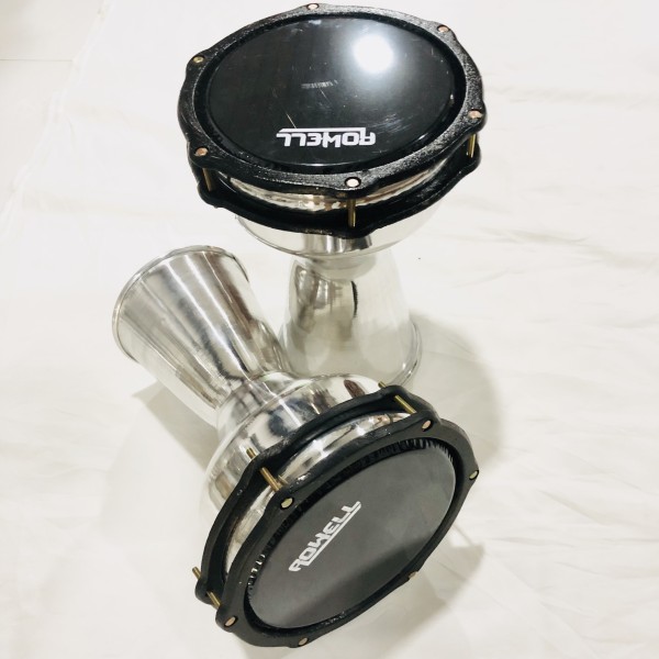 8 Inch Rowell Aluminium Darbuka 2 Years Warranty - Tunable All-Weather Synthetic Head Darbak Fine Tuned Darbag Doumbek Congo Bongo 8'' Darbuka drum