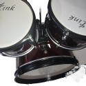 Link Junior Drum Kit (5 Piece) for Beginners, 14 inch Full Size Complete Junior Drum Kit with Adjustable Throne, Cymbal, Hi-Hat, Pedal & Drumstick