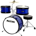 MAXTONE Junior Drum Set with Bass Drum, Snar Drum, Tom, Cymbal, Stool, Pedal, Drum Stick MX-60 16” Junior Drum Kit with Bass/Snare/Toms/Floor Drum, Hi-Hat, Cymbal, Pedal, Seat, Drumsticks