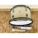 16'' 20'' 24'' Maxtone Taiwan Silver Marching Bass Drum with Straps, 2 Beater Made in TAIWAN