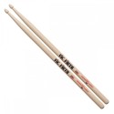 Vic Firth 5B American Classic Drumsticks | Original Hickory Wood Drum Sticks for Drum Set & Percussion | Durable Balanced 5B Size Sticks for Rock Practice Studio Live Performance