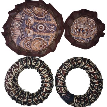 Tabla Daranu pair with Cap cover cloth තබ්ලා දරණුව සහ කැප් වසනය high quality 100% Hand made Dharanu dharunu darunu daranu තබ්ලා දරණු kandy musical hub