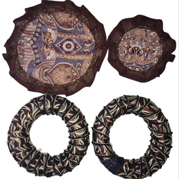 Tabla Daranu pair with Cap cover cloth තබ්ලා දරණුව සහ කැප් වසනය high quality 100% Hand made Dharanu dharunu darunu daranu තබ්ලා දරණු kandy musical hub