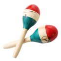 Maracas Large Colorful Wood Rumba Shakers Hand Shaker