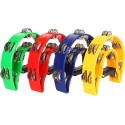 Double Row Tambourine Multi Colour