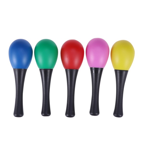 Egg Maracas pair Shaker Instrument with Handle Egg Shaker pair