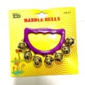 Music Hand Bell HB07 - 7 Bells round bells on the handle in a semicircle, 7 bells. Dadi musical instrument Hand Bells for kids