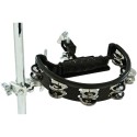 Mountable Tambourine With Mounting Eye Base Hi-Hat Tambourine Drum Kits Accessories