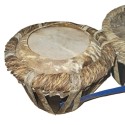 Sri Lankan Traditional Kos Thammattama Drum | Handmade Tammattama Percussion Instrument for Events & Ceremonies | Authentic Sri Lanka Cultural Drum | Temple, Festival & Dance Performance Instrument | Durable Wood Traditional Drum