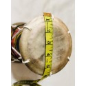 Traditional Sri Lankan Udakkiya Dakkiya Drum – Authentic 100% Handmade Percussion Instrument with Goat Skin (Elu Hama), Cultural Folk Hand Drum for Rituals, Dance, Temple Music & Traditional Performances