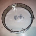 13.5 inch 6 Bolt Professional Thappu / Tappu Drum with 2 Sticks- Bolt type for any occation Made India Synthetic Head Nickel frame