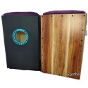 Gravier Cajon Box Drum with Gig Bag & Cushion Seat | 19"x12"x11" Natural Faceplate Acoustic Percussion | Loud Snare Tone Cajon with Rubber Anti-Slip Feet | Professional Cajon Drum with Carrying Case for Stage & Studio