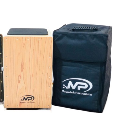 MP Adjustable Snare Cajon box with Padded Bag Maverick Percussion 