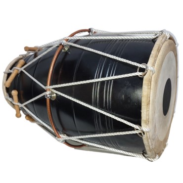 Fiber Nut and Bolt professional Dholak Light Weight Tabla Cap with Center copper Ring Dolak