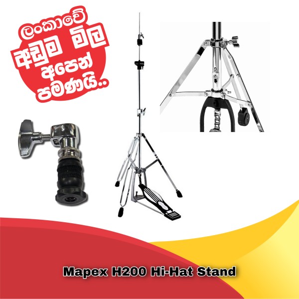 Hi-Hat Stand Double Braced 3-Leg Lightweight Hihat Cymbal Stand  Drums & Percussion Accessories Hi hat Cymbal Stand