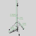 Hi-Hat Stand Double Braced 3-Leg Lightweight Hihat Cymbal Stand  Drums & Percussion Accessories Hi hat Cymbal Stand