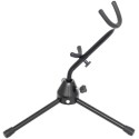 Alto/Tenor Saxophone Stand, Adjustable, Folding Legs, Easy Assembly Rhythm Foldable Alto Saxophone Stand Stainless 