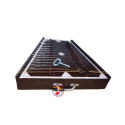 Professional Classical Indian Santoor with Padded Carrying Case, Sticks and tuning key / Santur  Crafted & Tuned by a Specialist in India 