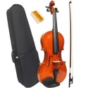 Lark Brand Violin Made in Indonesia - Beginners, Kids & Adults -  Fast moving Violin Brand Beginner Kit For Student w/Hard Case, Rosin, Bow - Starter Violins, Wooden Stringed Musical Instruments
